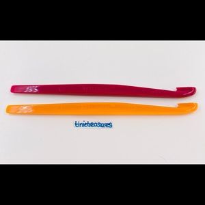 Tupperware citrus peeler set of 2 new rare colors tinietreasures